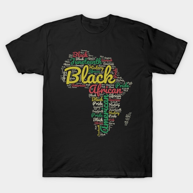Black History Pride T-Shirt by Etopix